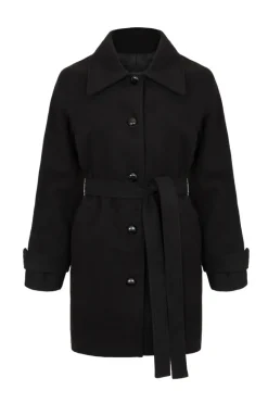 Hell Bunny Juliette Coat Black Sale