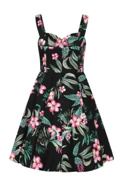 Hell Bunny Kalani 50's Dress Black Discount