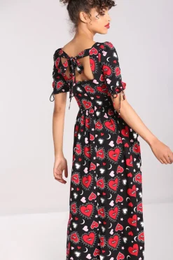 Hell Bunny Kate Heart Dress Black Best