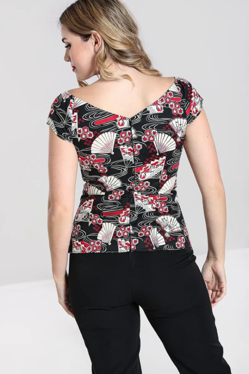 Hell Bunny Lanah Top Black Best