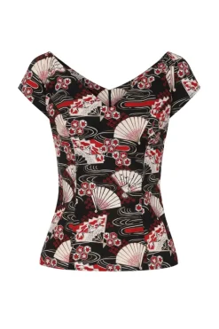 Hell Bunny Lanah Top Black Best