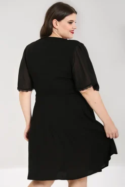 Hell Bunny Liara Dress Black Outlet