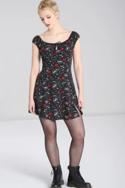 Hell Bunny Lilith Mini Dress Black