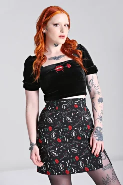 Hell Bunny Lilith Top Black Sale