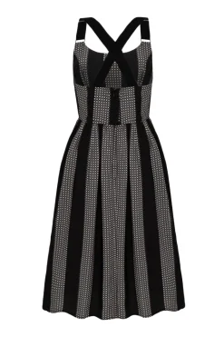 Hell Bunny Lita Dress Black/Grey Sale