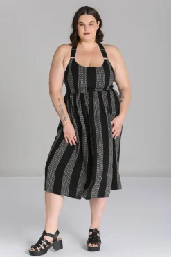 Hell Bunny Lita Dress Black/Grey Sale