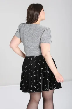 Hell Bunny Loco-Motion Top Silver Online