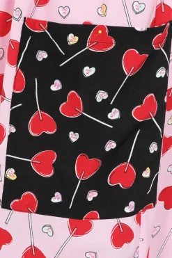 Hell Bunny Lollies Maxi Dress Pink New