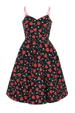 Hell Bunny Lollies Mid Dress Black Outlet