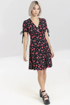 Hell Bunny Lollies Mini Dress Black Clearance