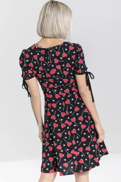 Hell Bunny Lollies Mini Dress Black Clearance
