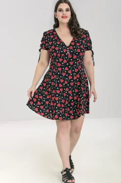 Hell Bunny Lollies Mini Dress Black Clearance