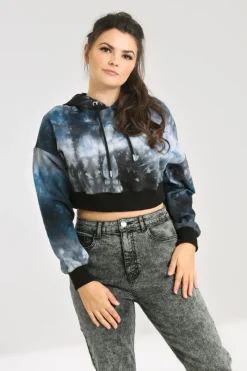 Hell Bunny Lost Hoodie Navy Discount