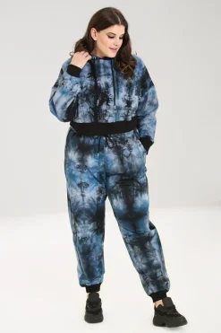 Hell Bunny Lost Joggers Navy Outlet