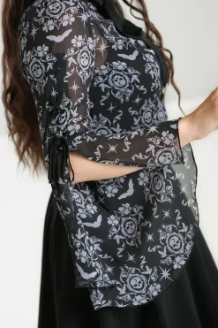 Hell Bunny Lost Whispers Blouse Black Online