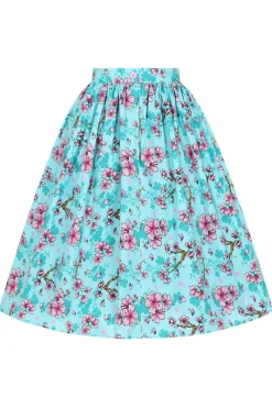 Hell Bunny Louella Skirt Aqua Online
