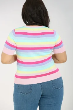 Hell Bunny Love Heart Top MultiColour Hot