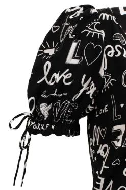 Hell Bunny Love Yourself Maxi Dress Black Discount