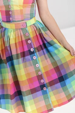 Hell Bunny Lucia 50's Skirt MultiColour