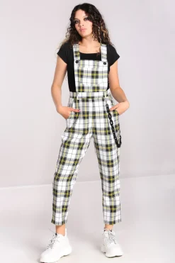 Hell Bunny Ludi Dungarees White Outlet