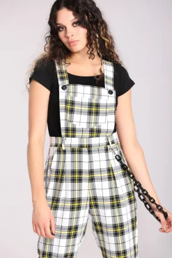 Hell Bunny Ludi Dungarees White Outlet
