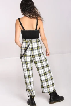 Hell Bunny Ludi Trousers White Outlet
