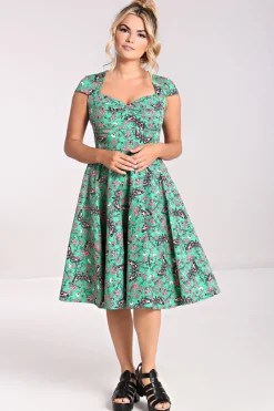Hell Bunny Madilynn 50's Dress Green Clearance
