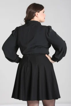 Hell Bunny Mia Blouse Green Best