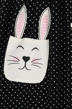 Hell Bunny Miffy Mini Skirt Black New