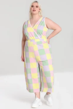 Hell Bunny Mila Jumpsuit MultiColour New