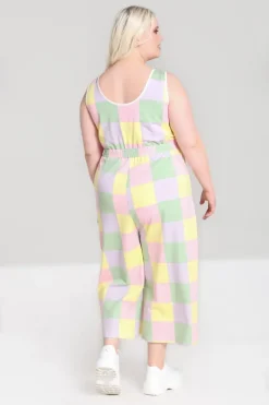 Hell Bunny Mila Jumpsuit MultiColour New