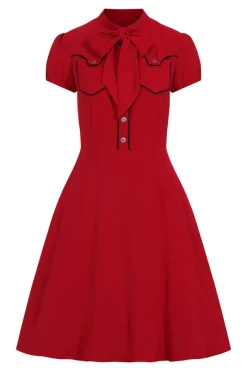 Hell Bunny Millie Dress Red Online