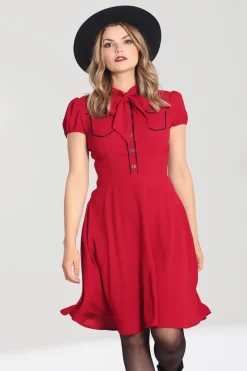 Hell Bunny Millie Dress Red Online