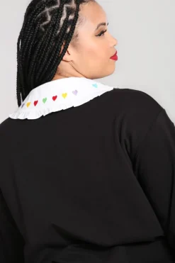 Hell Bunny Mimi Sweatshirt Black Sale