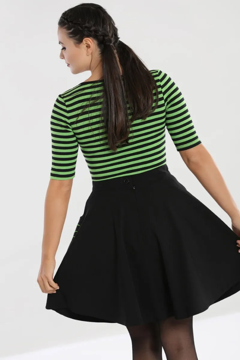 Hell Bunny Miss Muffet Mini Skirt Outlet