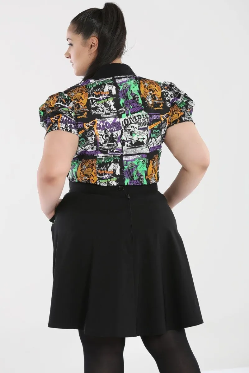 Hell Bunny Miss Muffet Mini Skirt Outlet