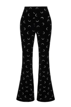 Hell Bunny Misty Moon Trousers Black Best