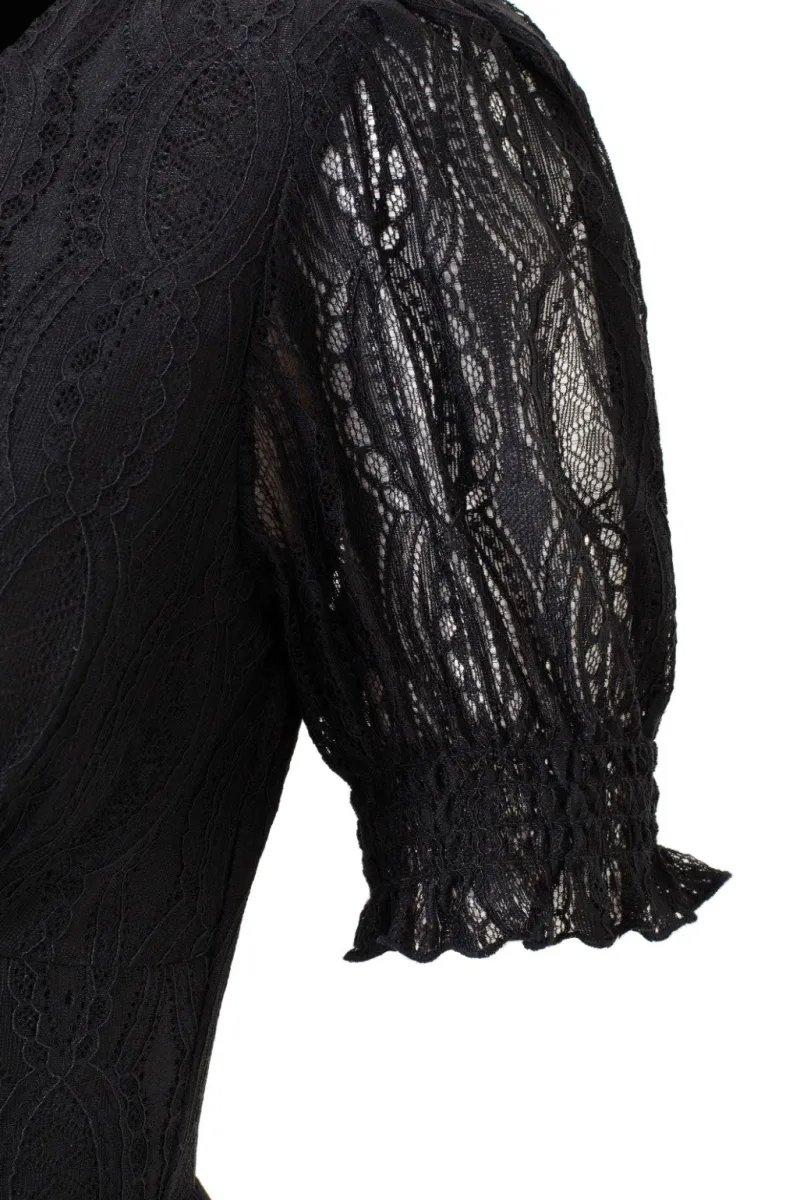 Hell Bunny Mortem Mini Dress Black Sale