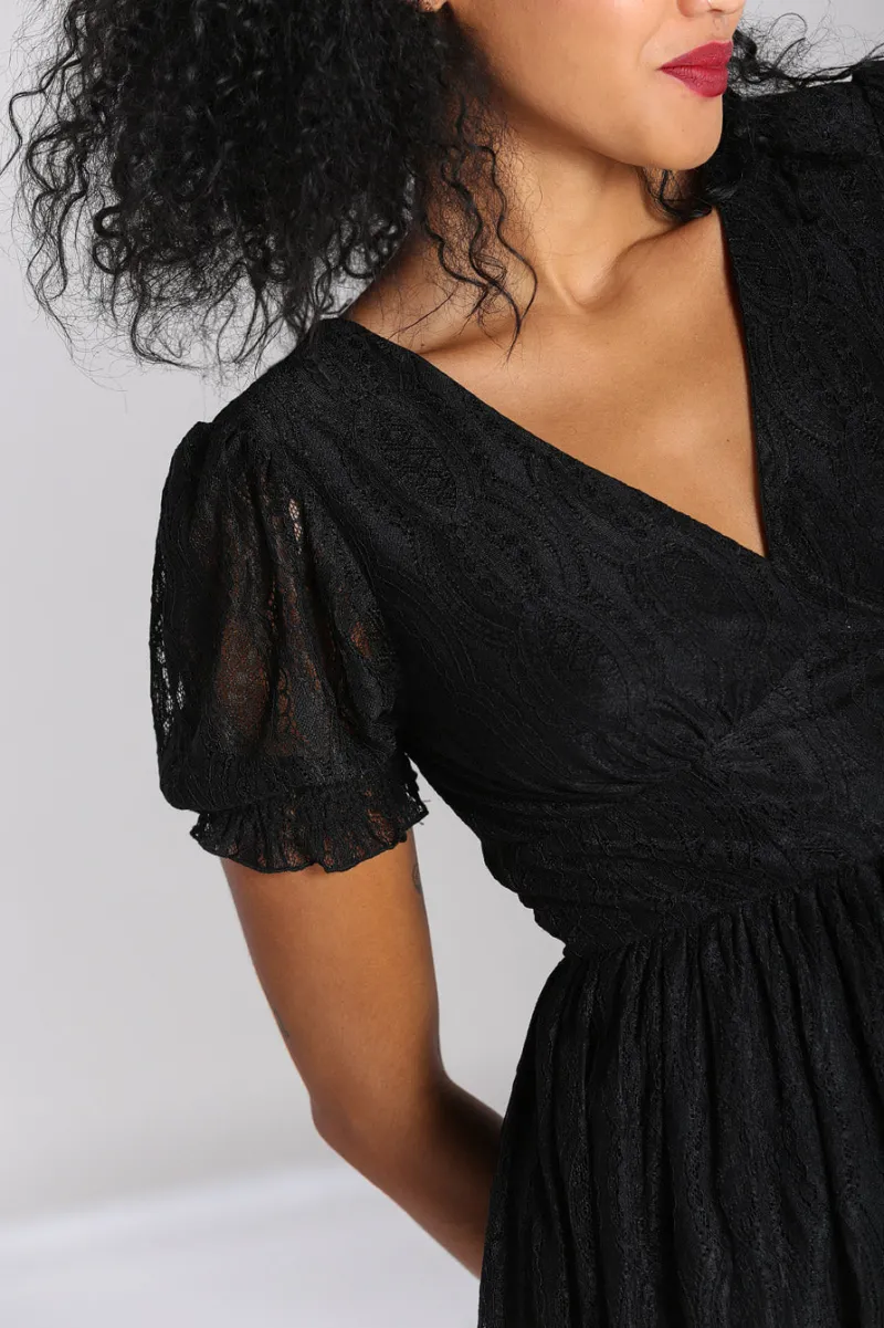 Hell Bunny Mortem Mini Dress Black Sale