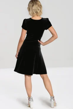 Hell Bunny Morticia Dress Black Clearance