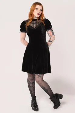 Hell Bunny Mourning Dress Black Outlet