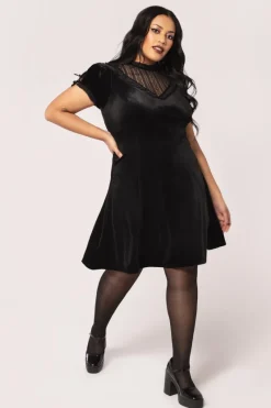Hell Bunny Mourning Dress Black Outlet
