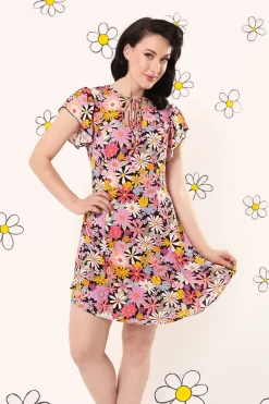 Hell Bunny Nadine Mini Dress MultiColour Sale
