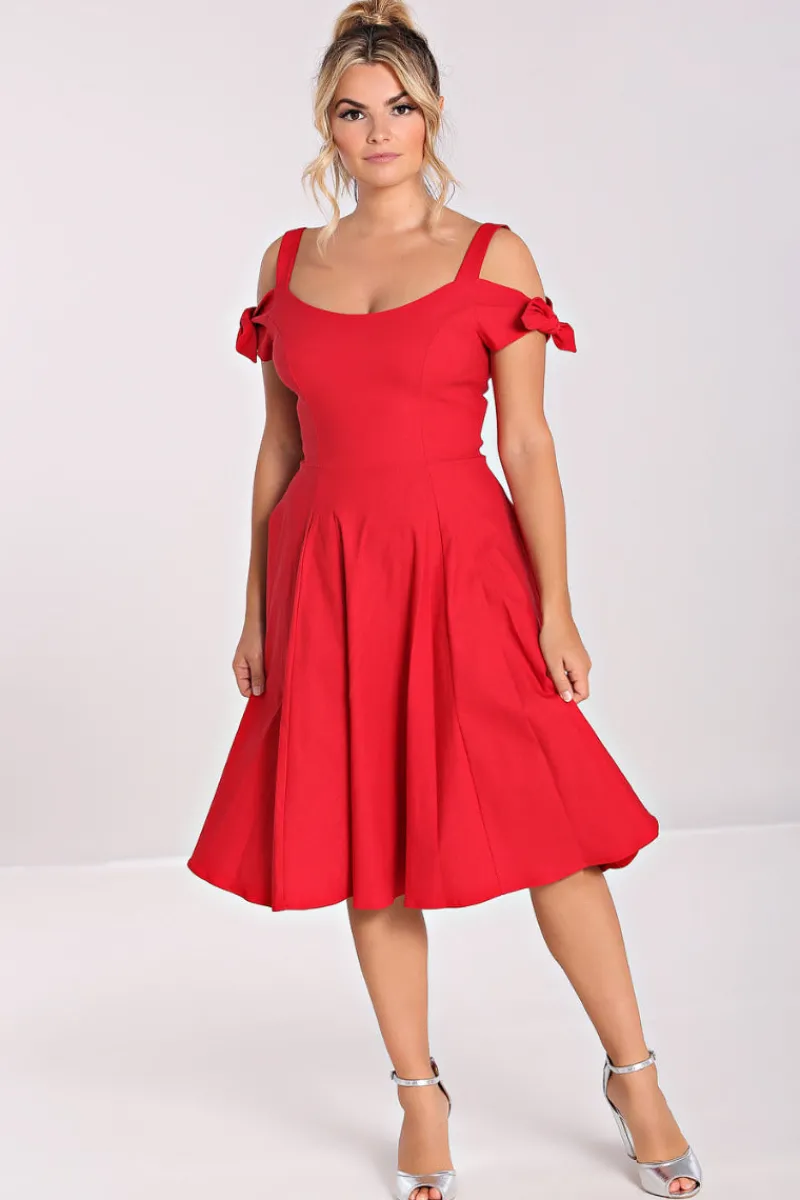 Hell Bunny Nancy Dress Red
