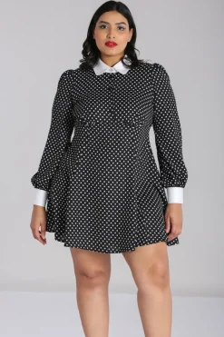 Hell Bunny Naomi Dress Black/White Outlet