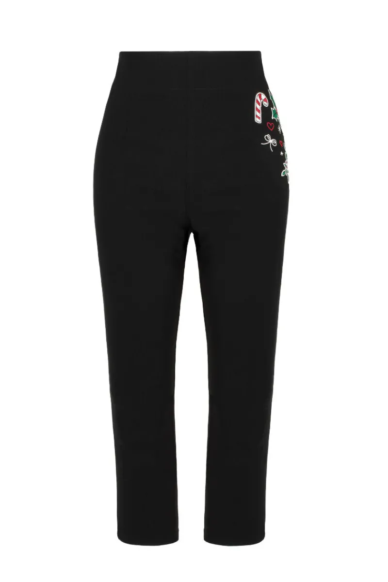 Hell Bunny Natalie Capris Black Online