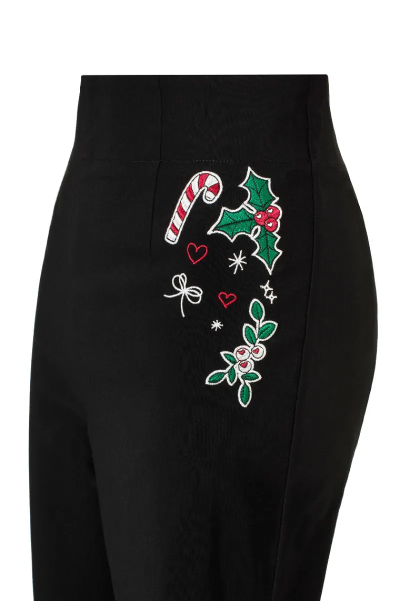 Hell Bunny Natalie Capris Black Online
