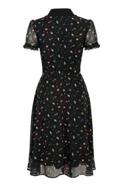 Hell Bunny Natalie Midi Dress Black Discount