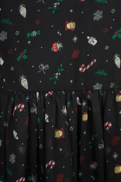 Hell Bunny Natalie Mini Dress Black Clearance