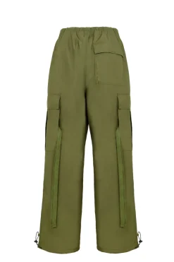 Hell Bunny Nickel Trousers Green New